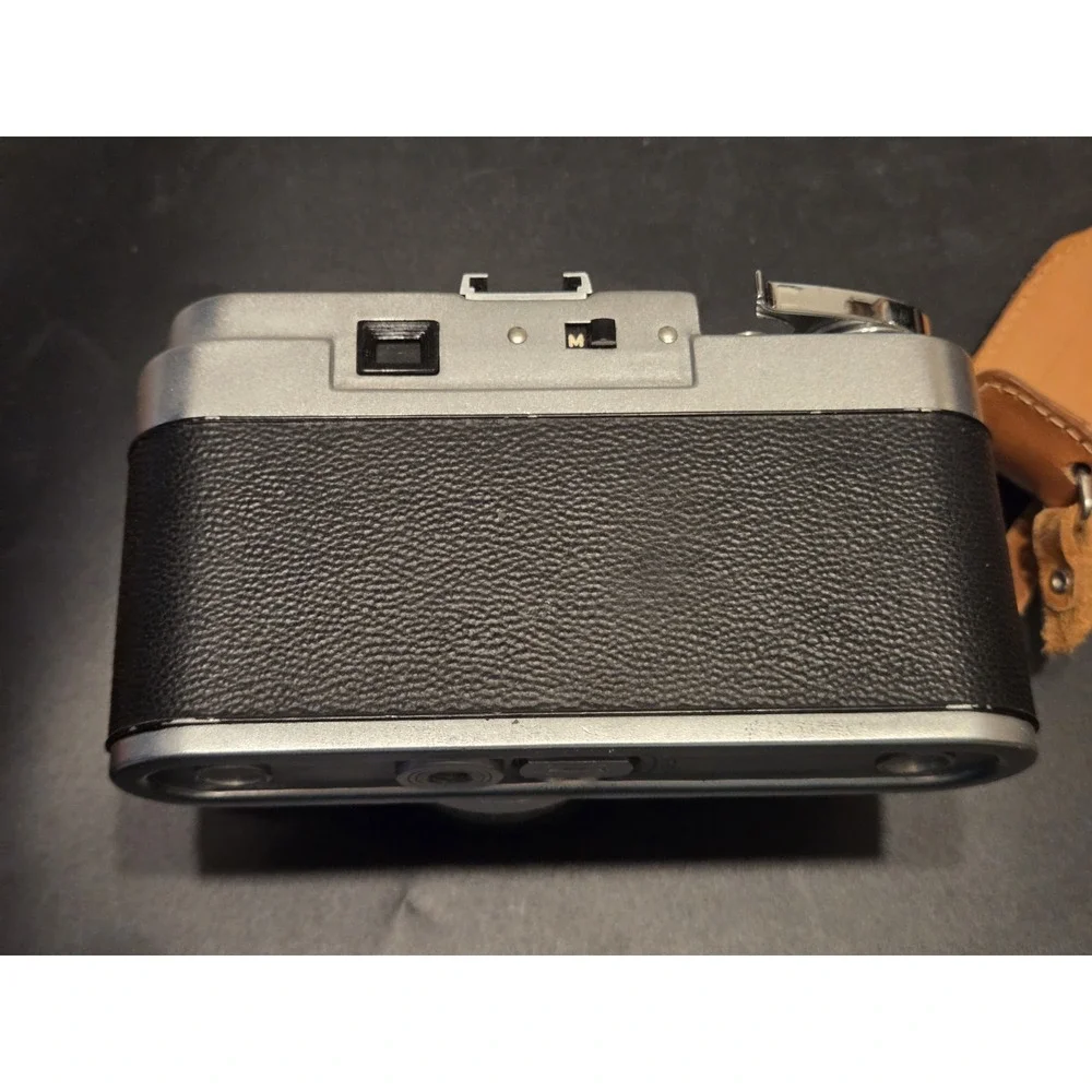 Vintage Argus C44 35mm Film Camera w/California Saddle Leather Case, EX+